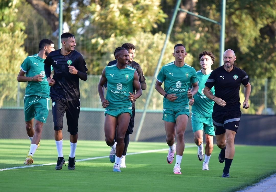 الأولمبيون يخوضون اليوم الحصة ما قبل الأخيرة قبل السفر لفرنسا