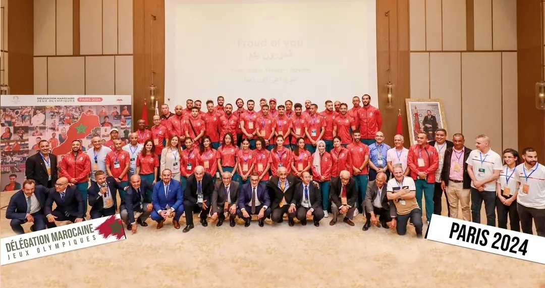 البعثة الأولمبية المغربية تصل على دفعتين
