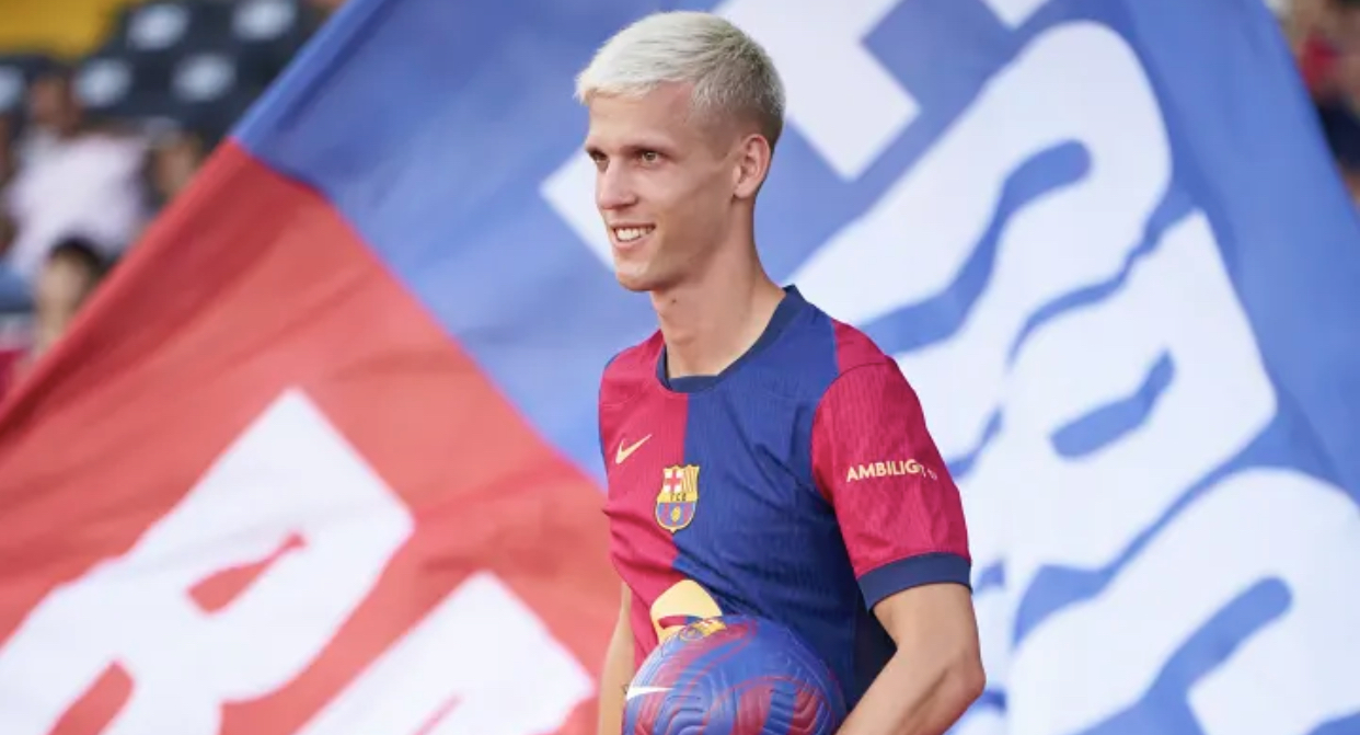 برشلونة ينجح بتسجيل داني أولمو لدى  الليغا 