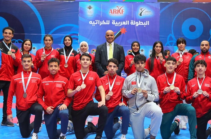 المغرب ثالث العرب في الكراطي ب20 ميدالية