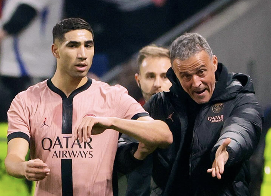 إنريكي يكشف سرا بينه وبين أشرف