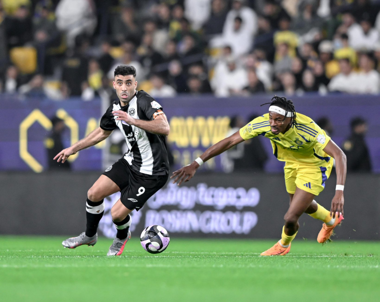 حمد الله يرفع رصيده في البطولة إلى 15 هدفا