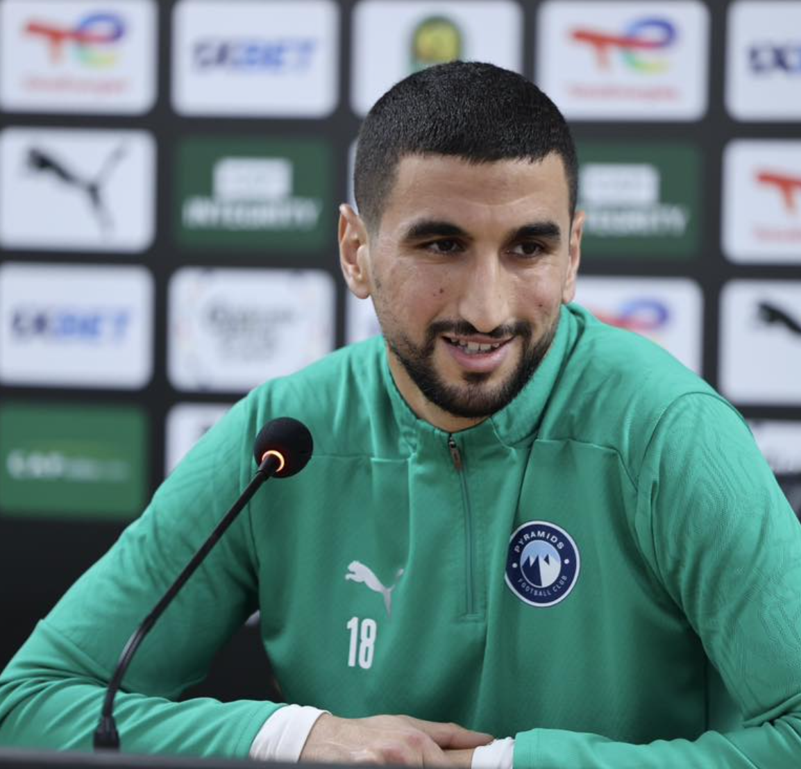 وليد الكرتي يحذر لاعبي بيراميدز من بُركان مكناس