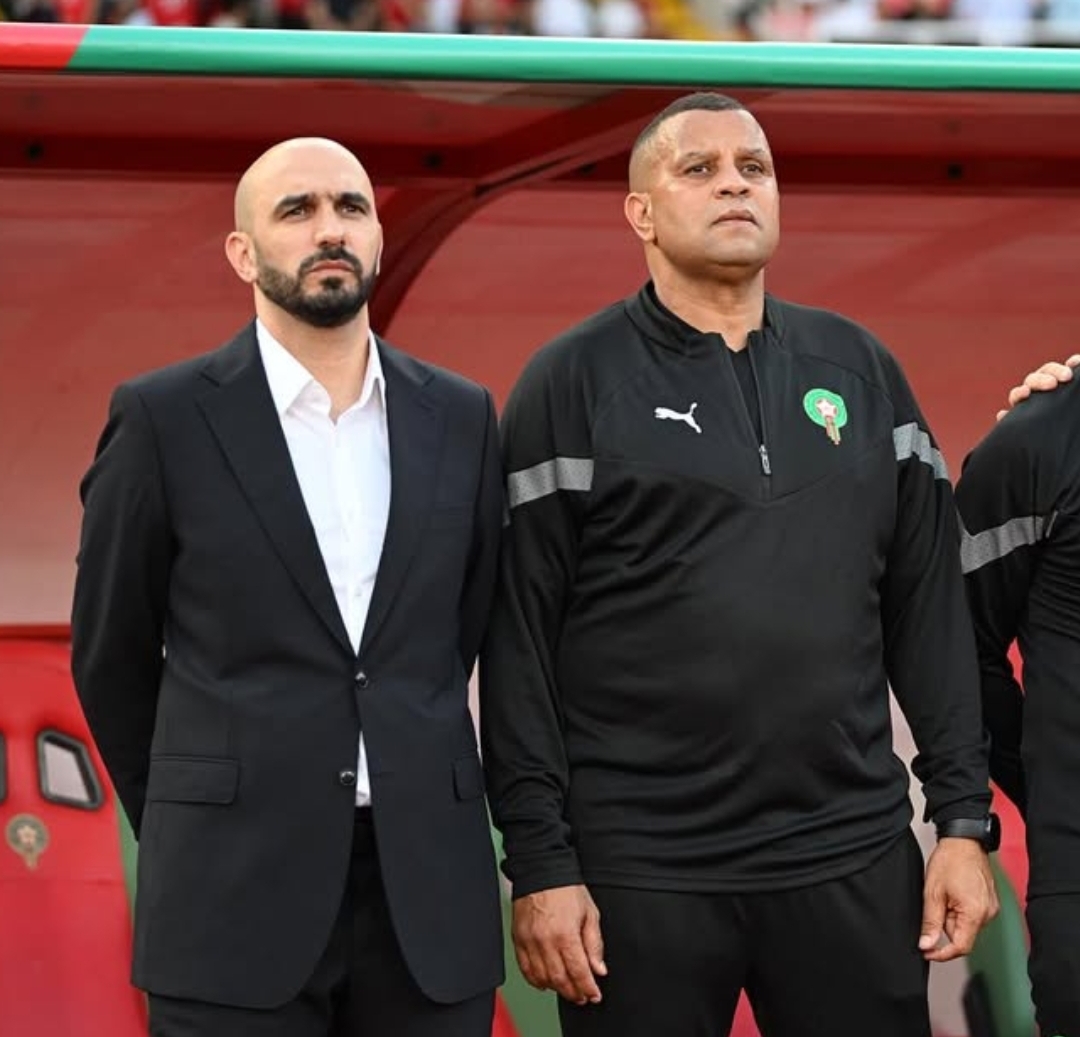 لقجع والناخب الوطني تابعا نهائي الكاف ببركان