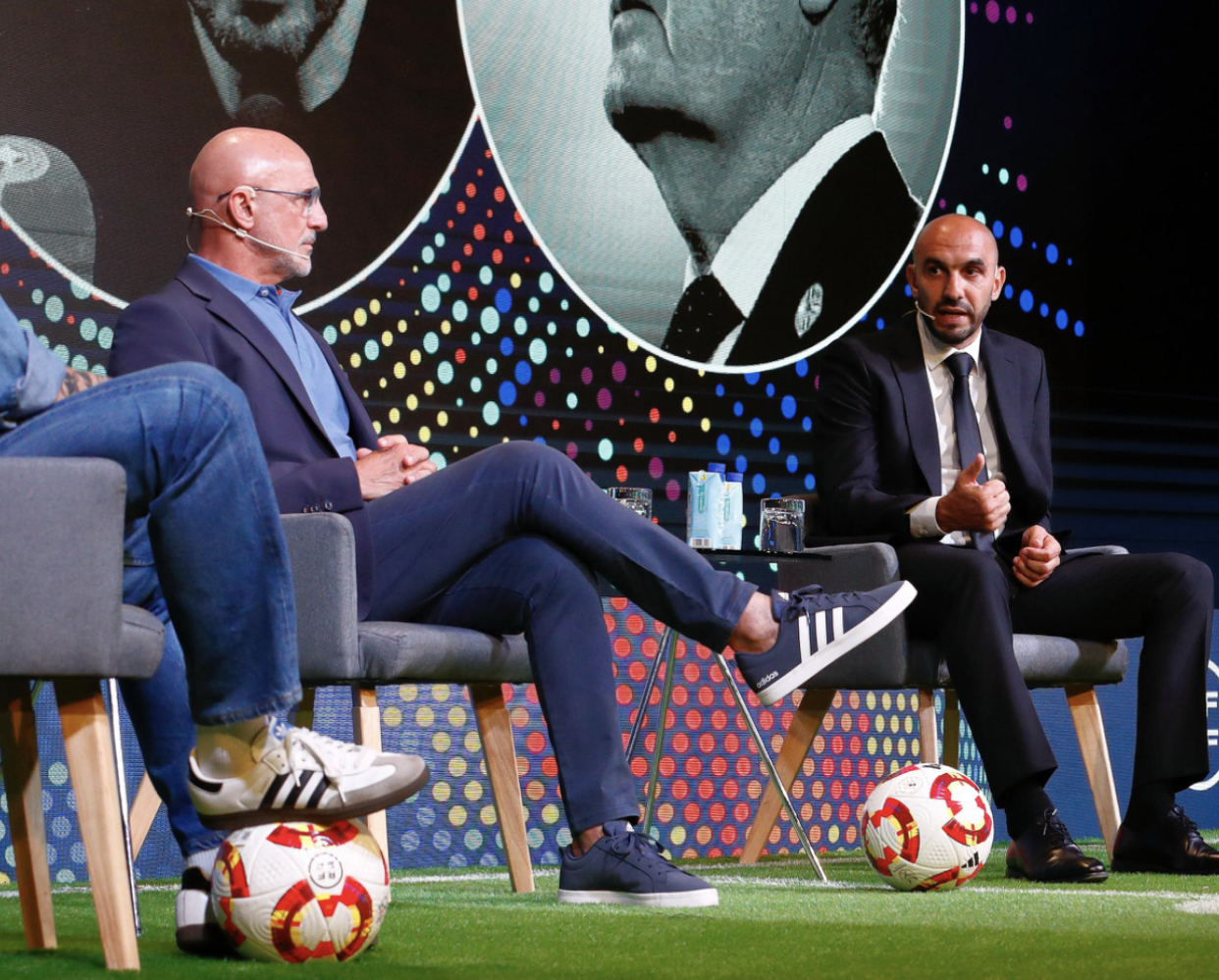 الركراكي إلتقى بدي لافوينطي بمدريد
