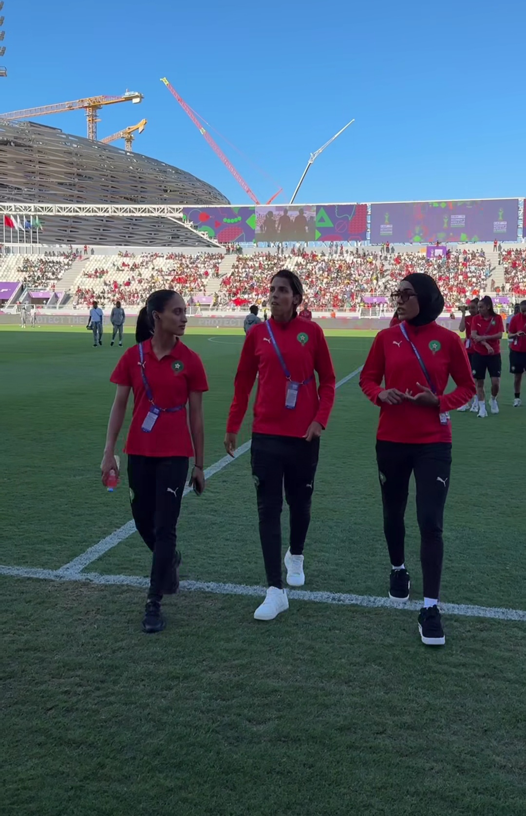 الجماهير المغربية حاضرة بقوة لمساندة المنتخب النسوي أمام السينغال