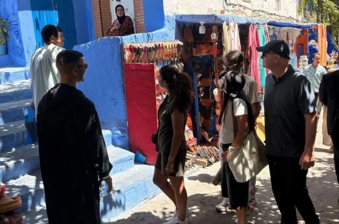 شفشاون تبهر رئيس الفيفا بجمالها