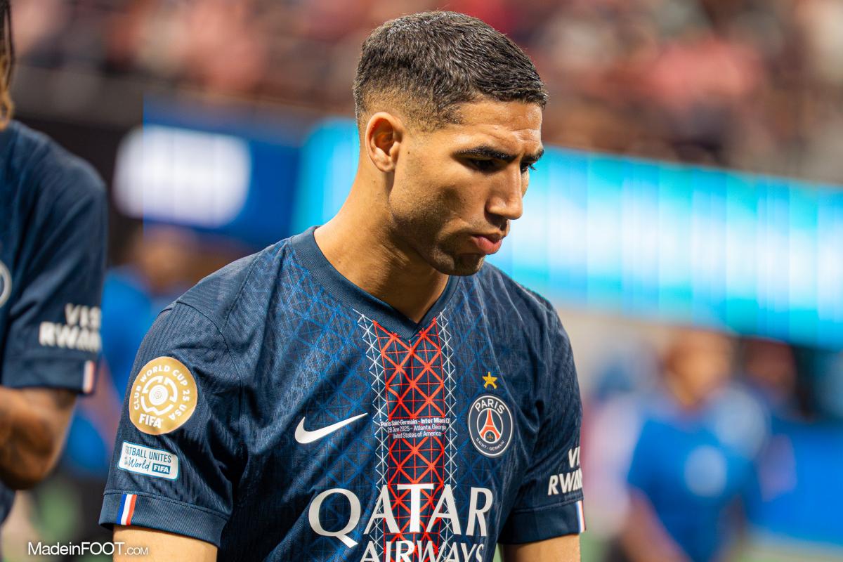 جدول ناري لحكيمي في عصبة الأبطال