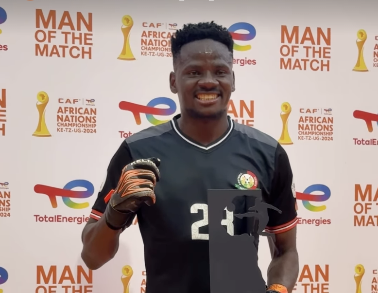 حارس كينيا رجل المباراة