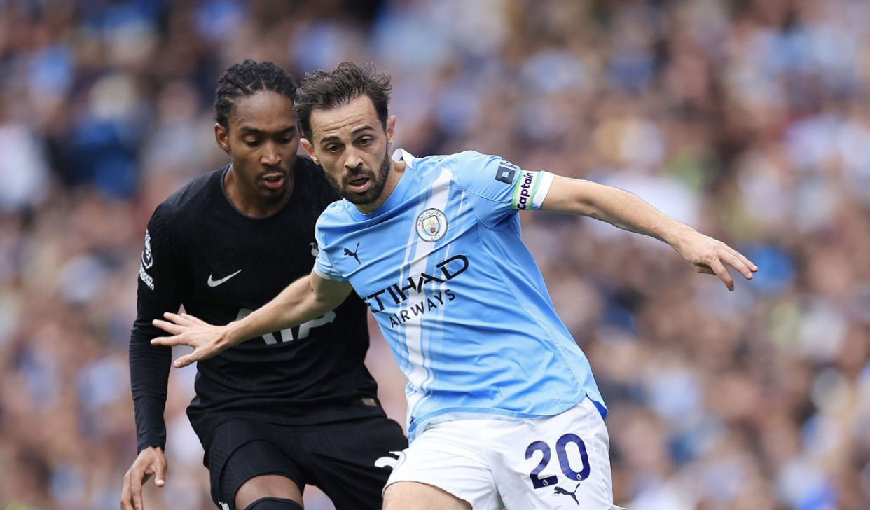 بطولة انكلترا: توتنهام يلحق الهزيمة الأولى بسيتي ويرتقي الى الصدارة