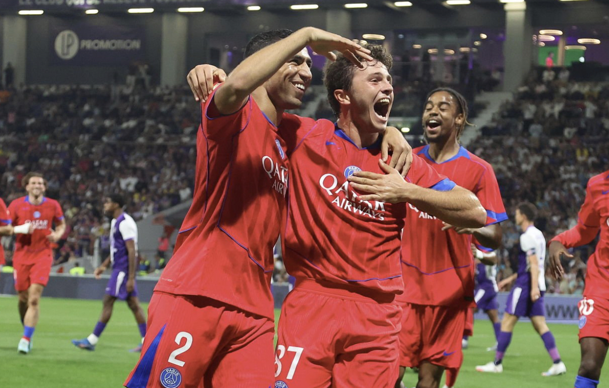  أسيست  لحكيمي وسان جيرمان حسم مباراة تولوز بفوز كبير