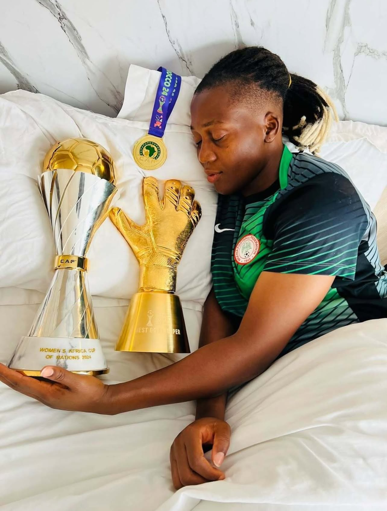 أفضل حارسة في إفريقيا تنافس على جائزة ياشين