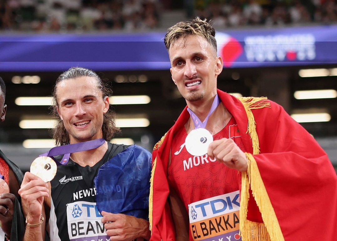 سفيان البقالي يحل ثانيا في سباق 3000 متر موانع بطوكيو