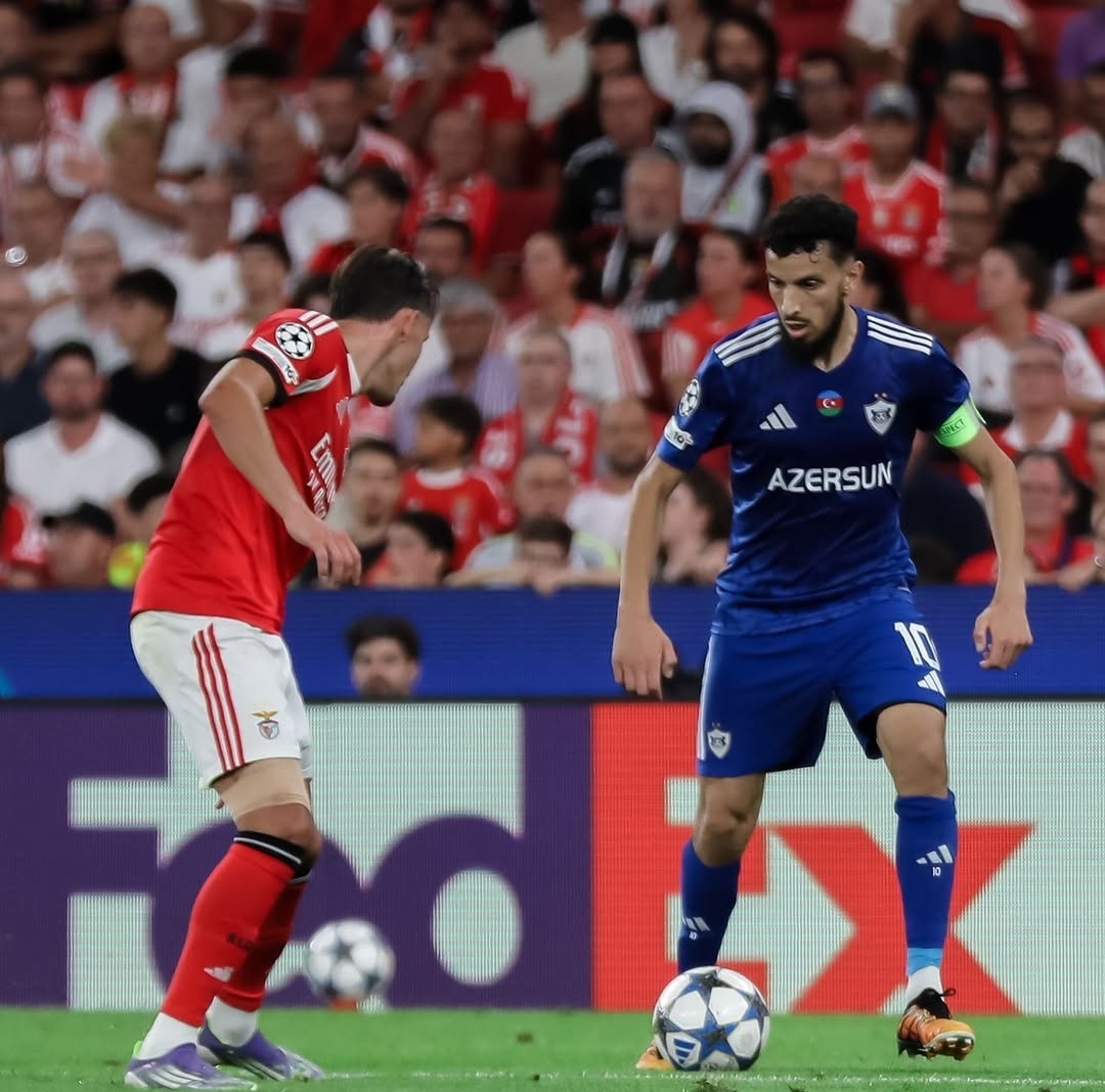  أسيست  الزوبير يقود كاراباخ للفوز على بنفيكا في عصبة الأبطال