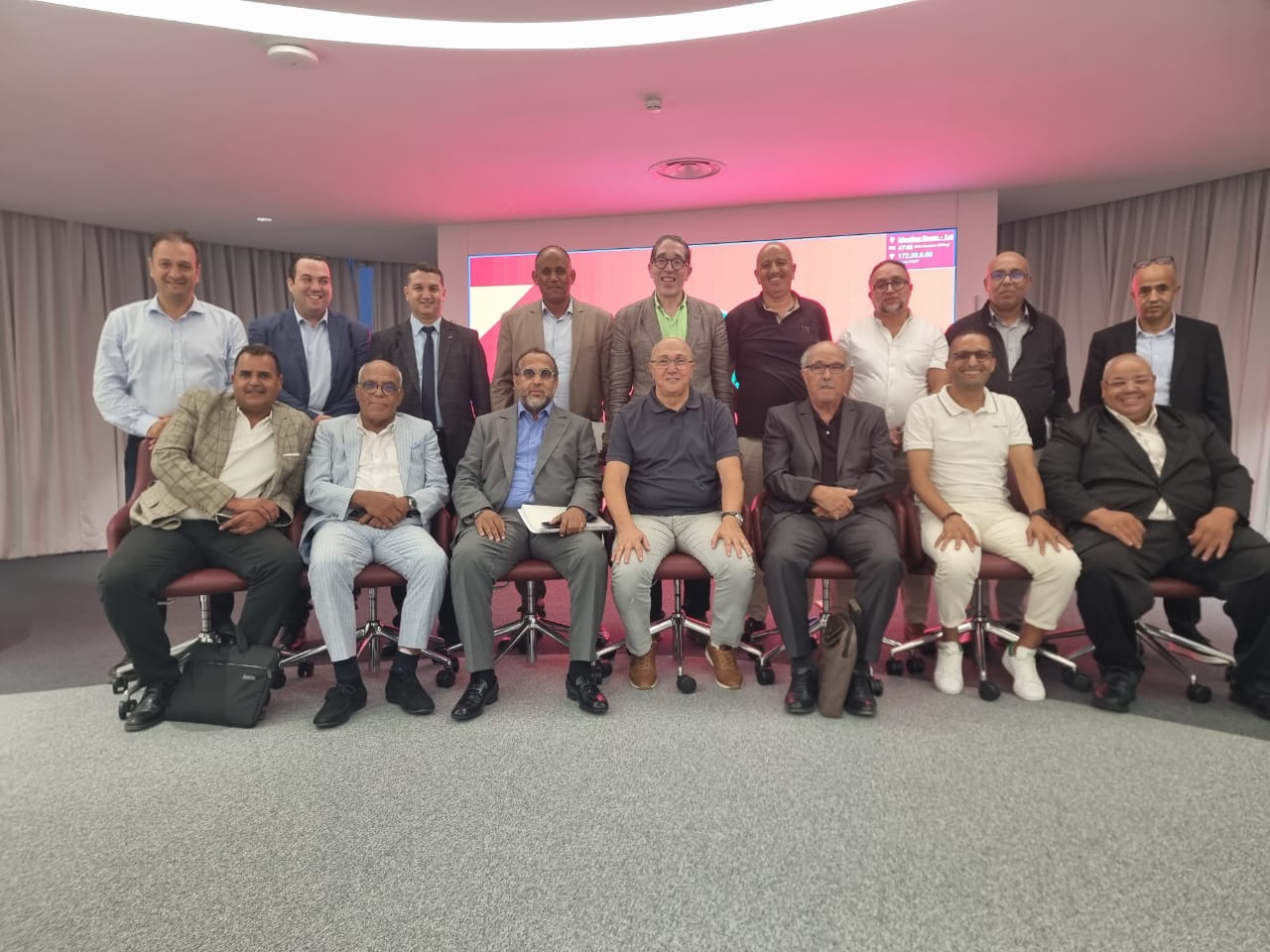 إجتماع مثمر بين الإدارة التقنية الوطنية ولجنة العصب الجهوية