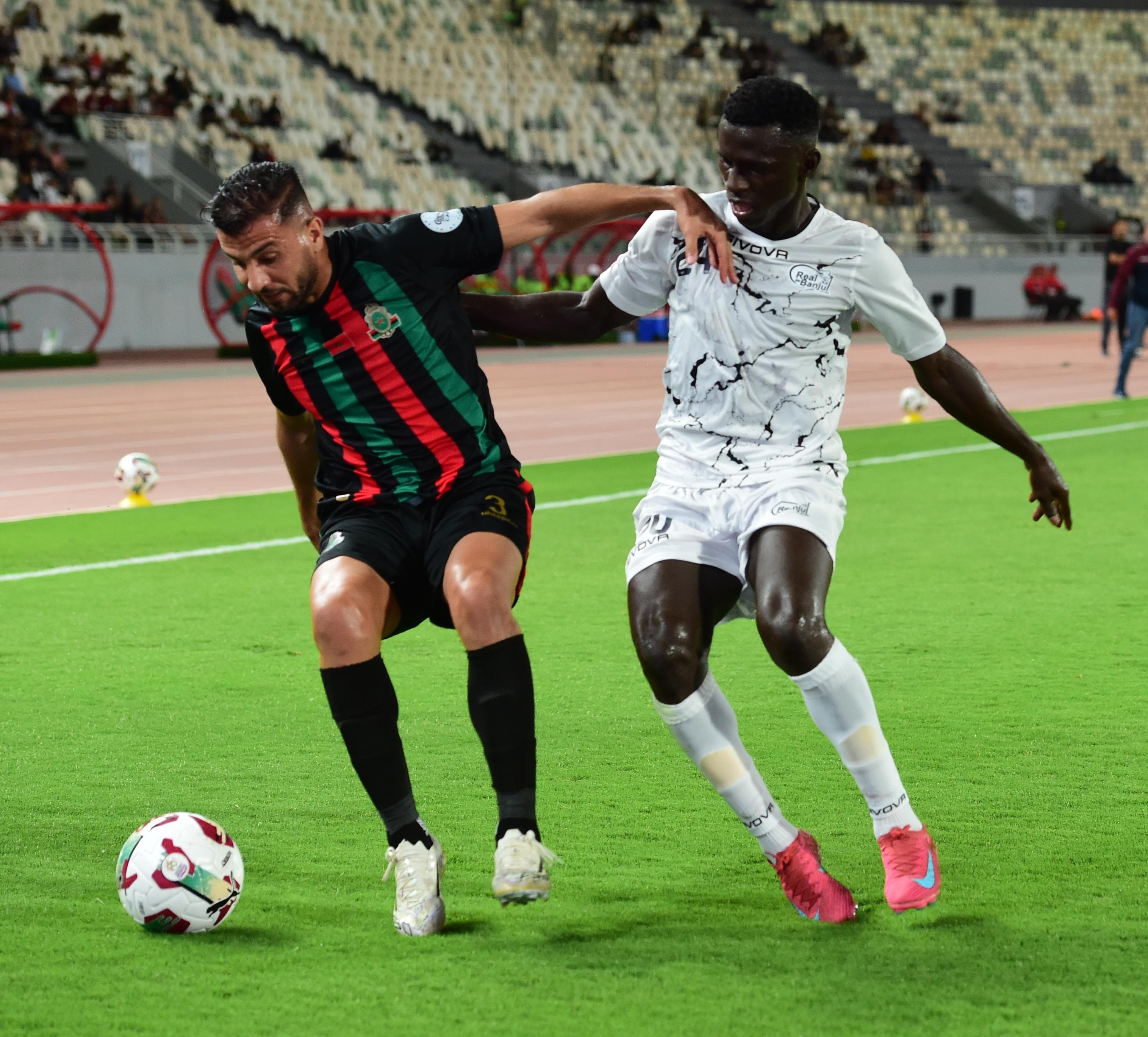 عصبة أبطال إفريقيا : الجيش يهزم ريال بانجول بثنائية دون عناء