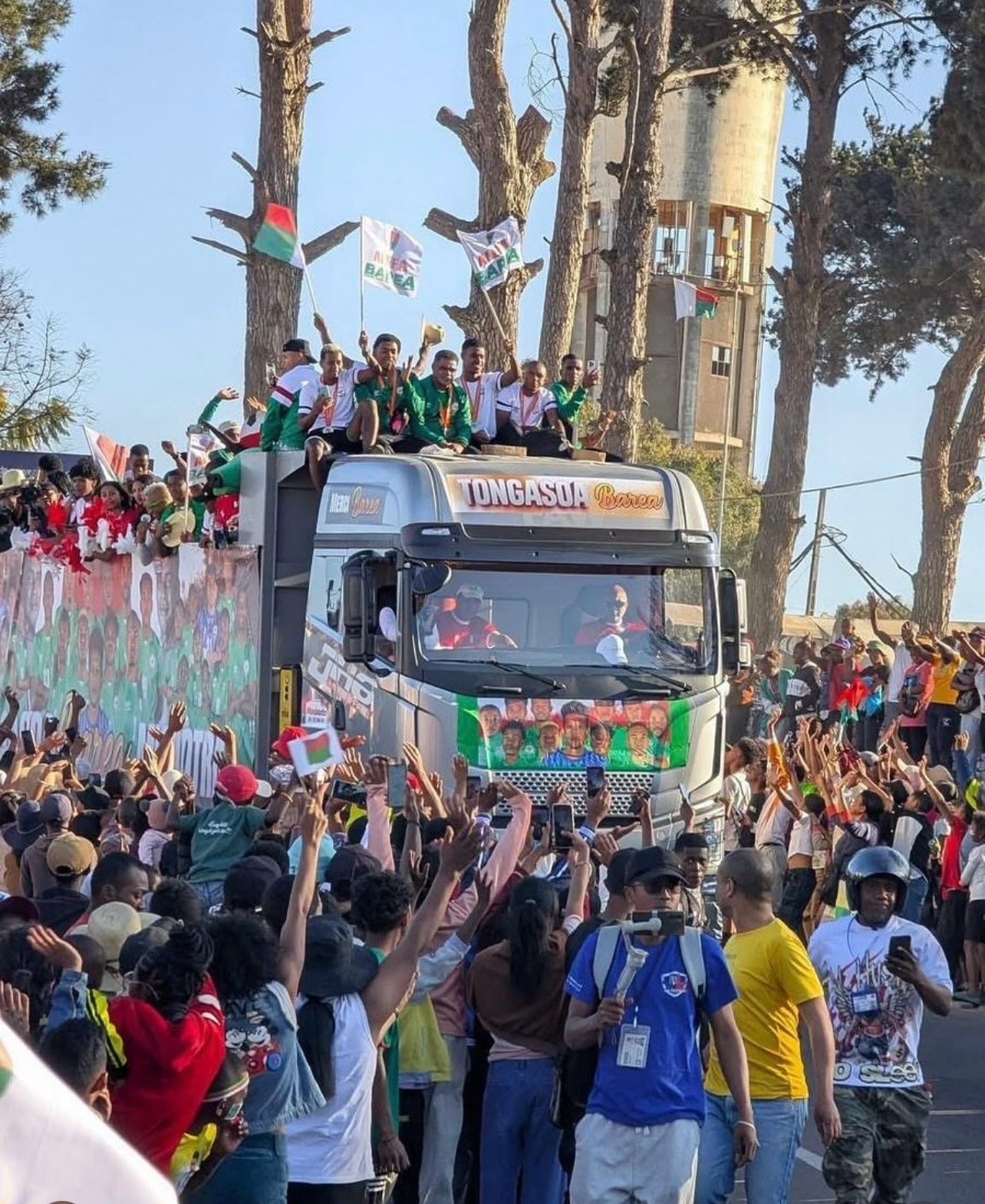 مدغشقر تحتفي بأبطالها بعد وصافة الشان