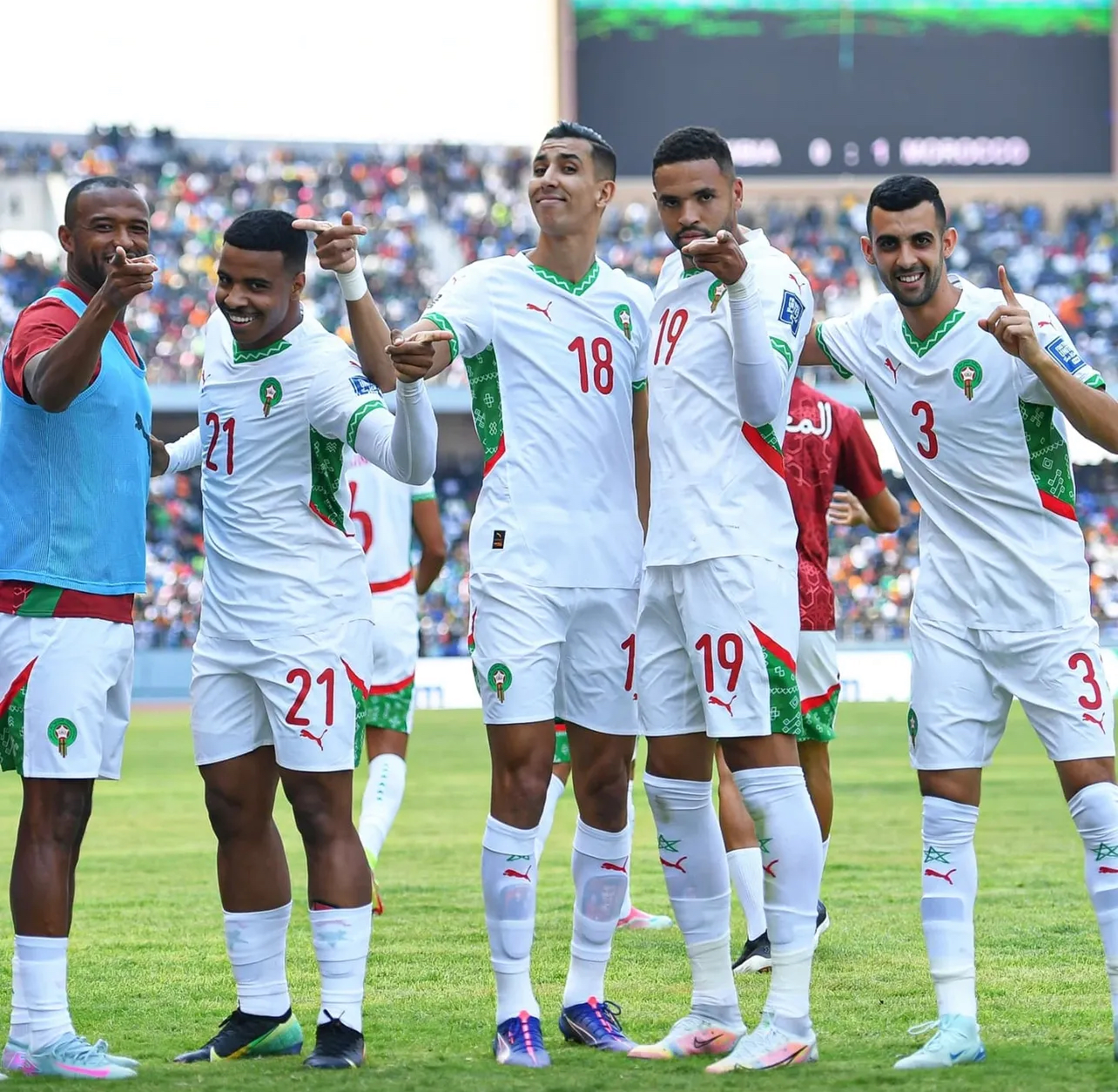  المنتخب  تمنح تنقيطها للأسود في مباراتهم أمام زامبيا