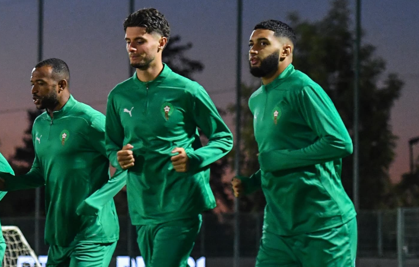 الفريق الوطني يجري ثاني حصة تدريبية اليوم الثلاثاء