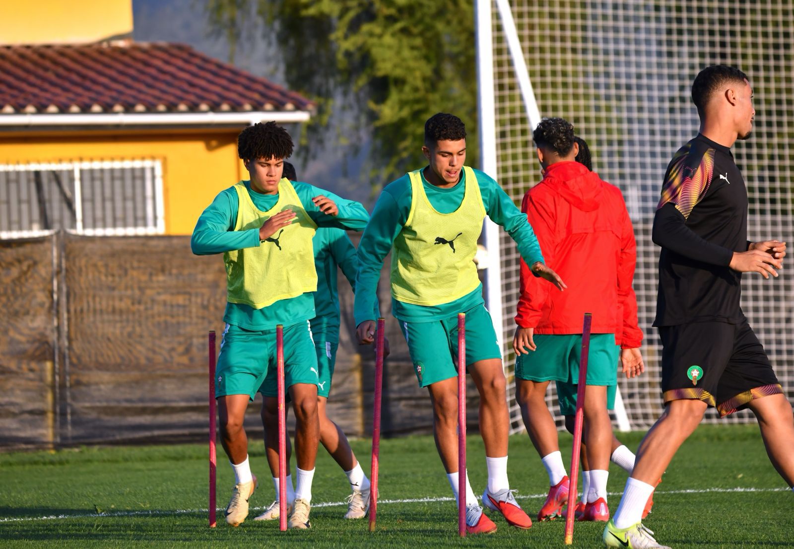 بالصور.. تداريب المنتخب المغربي للشبان قبل مواجهة المكسيك