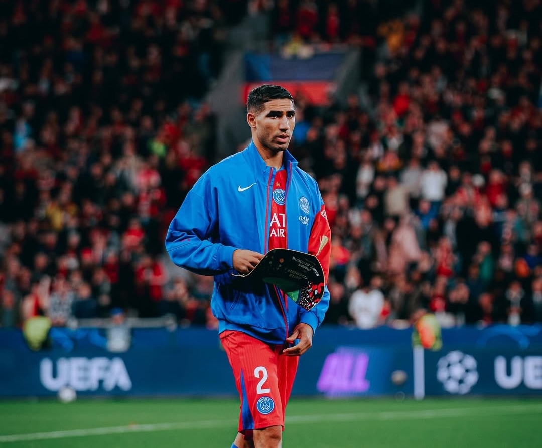 حكيمي ولمليوي في لائحة المتنافسين على الكرة الذهبية