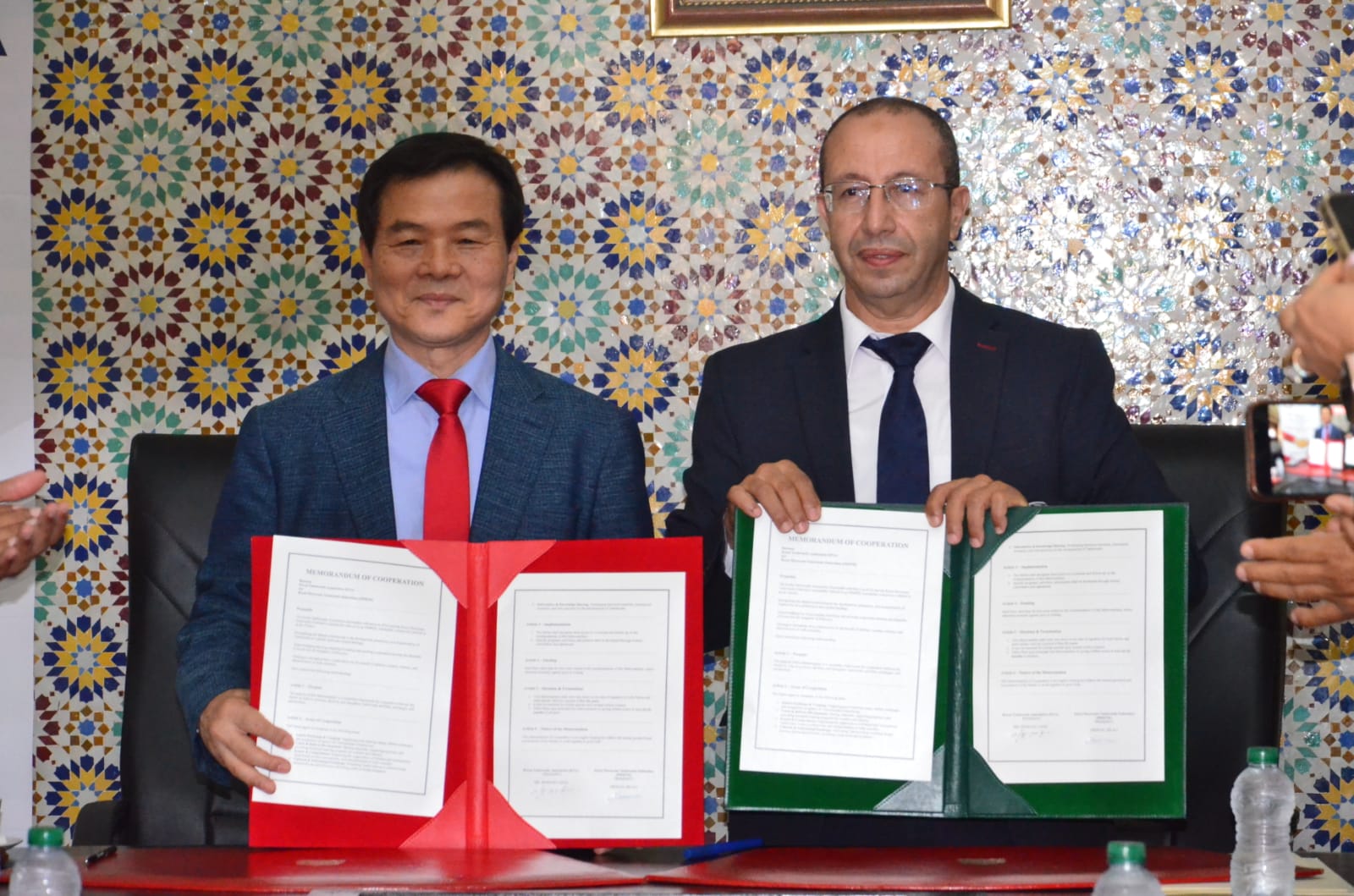 توقيع اتفاقية للتعاون بين الجامعة الملكية المغربية للتايكوا ندو ونظيرتها الكورية الجنوبية