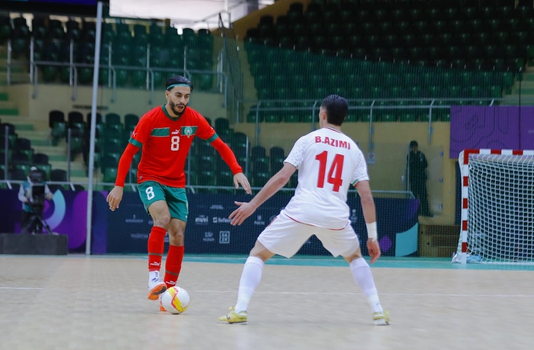 المنتخب الوطني لكرة القدم داخل القاعة يتعادل مع إيران