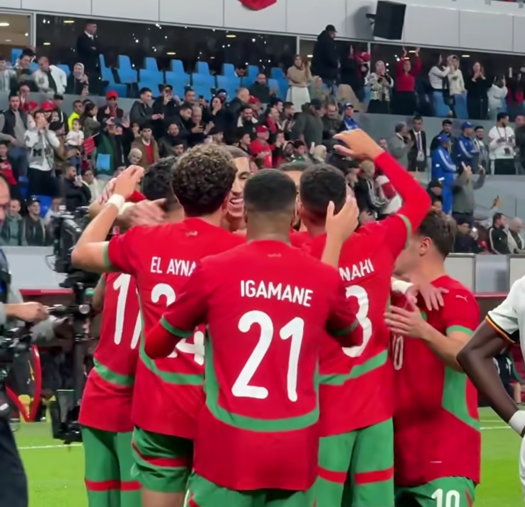 المغرب متقدم على أوغندا بهدفين لصفر