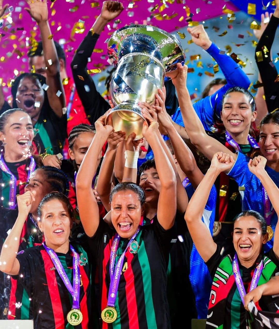 الجيش الملكي النسوي بطل إفريقيا