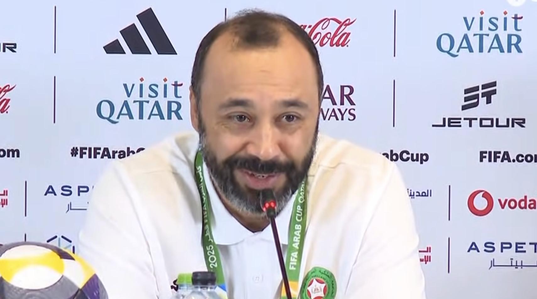 السكتيوي ل المنتخب  :أعيش ضغطا إيجابيا قبل إنطلاق كأس العرب