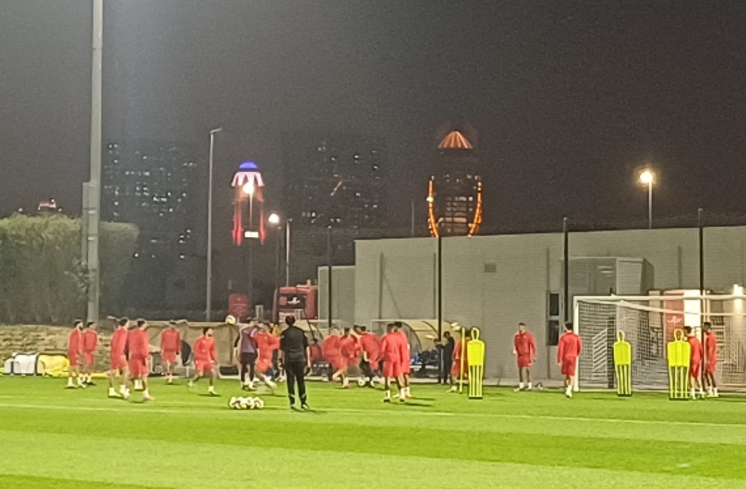 المنتخب المغربي يجري آخر تدريب قبل مواجهة الأردن في نهائي كأس العرب