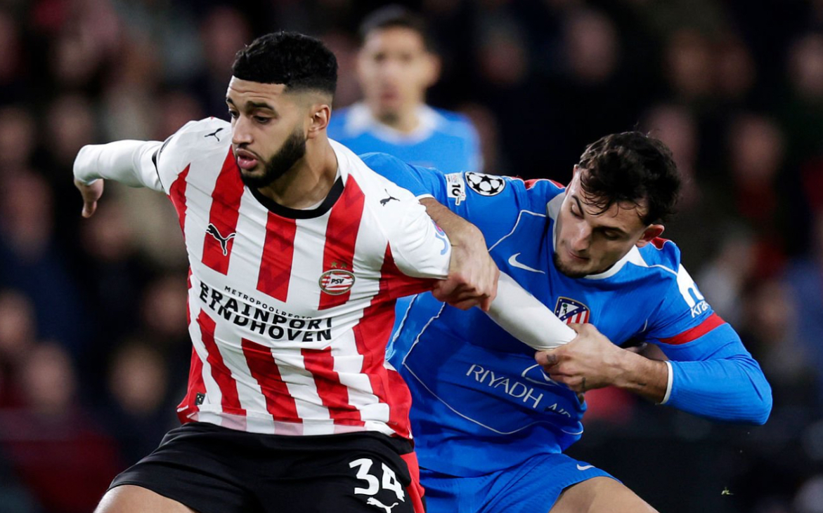 مغاربة أيندوفن صنعوا هدفا والاتليتيكو قلب الطاولة