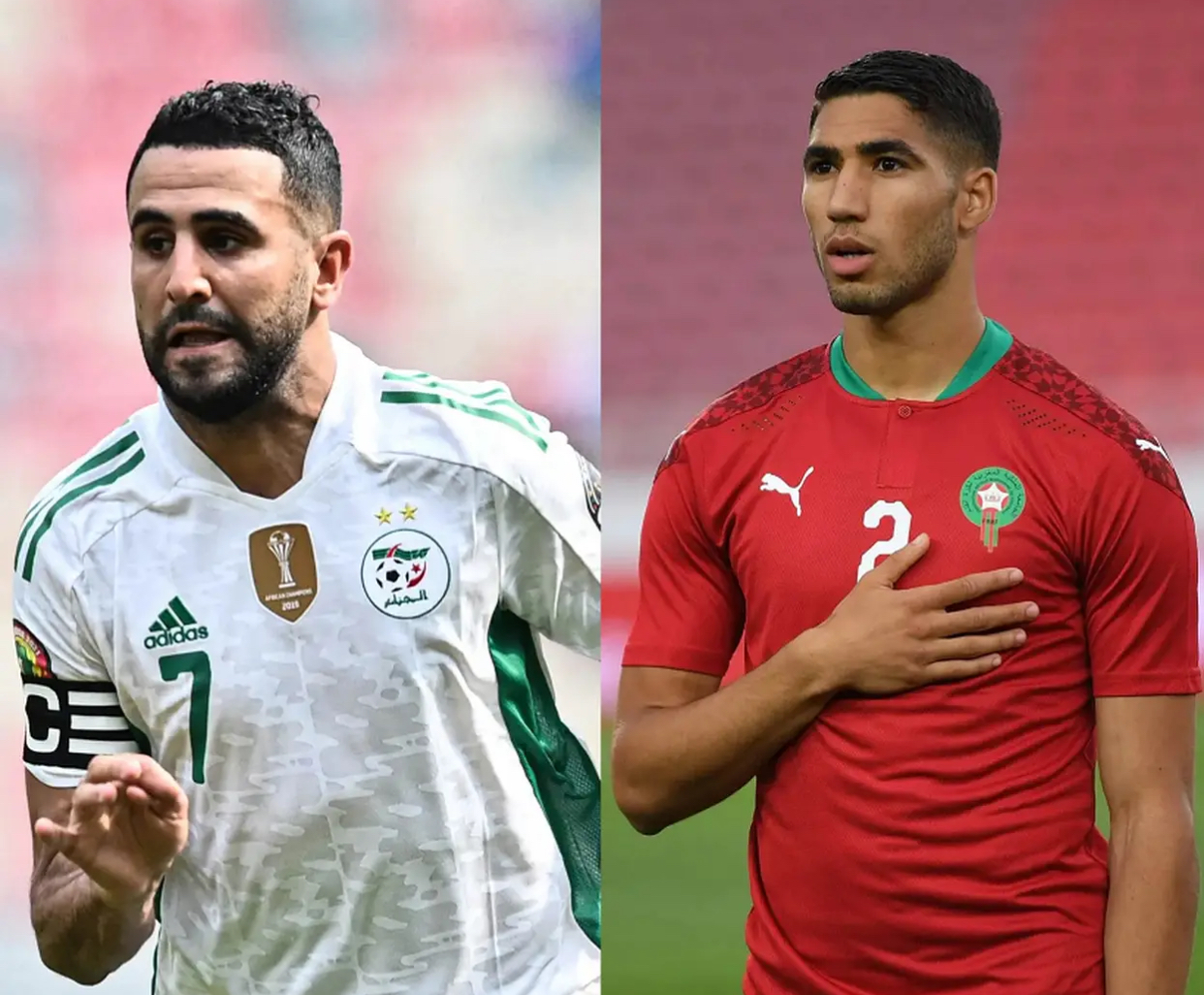 الجزائري محرز صوت على ديمبيلي عوض حكيمي