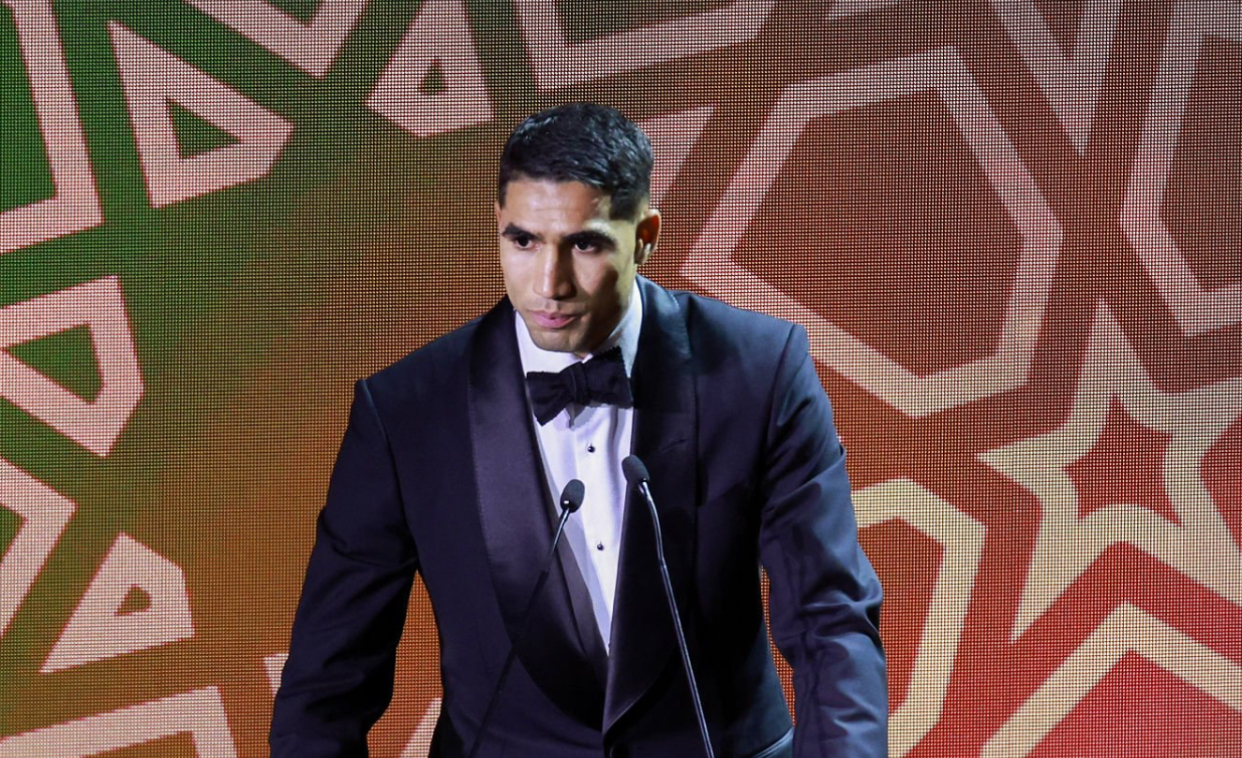 الأصوات العربية إنهالت بسخاء على حكيمي في جوائز  THE BEST 