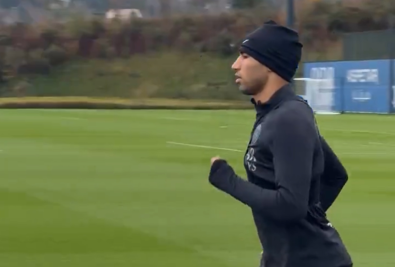 حكيمي يدخل مرحلة الركض الخفيف في سباق عودته للمنافسة