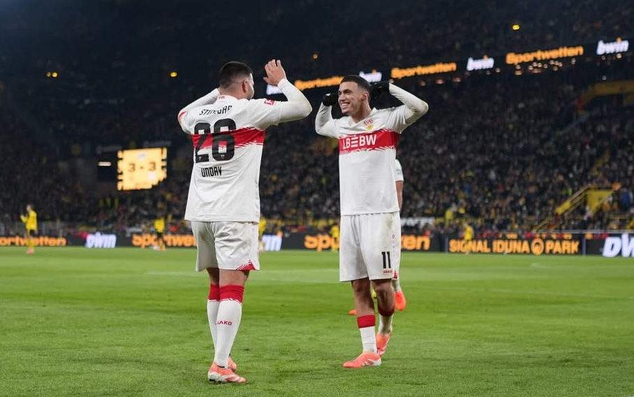 فوز كبير لشتوتغارت بمشاركة الخنوس من الإحتياط