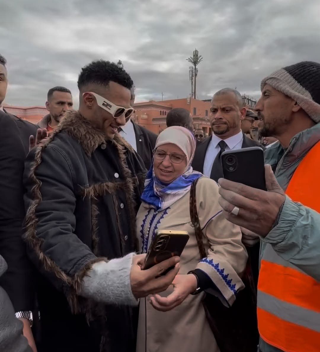 رمضان وفنانون مغاربة وأفارقة بمراكش يصورون الأغنية الرسمية ل   الكان 