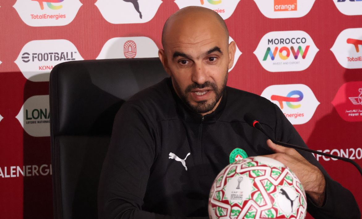 الركراكي: أنا هو لي غيجيب كأس إفريقيا أقولها وأعيدها ومتلقاوش حسن مني