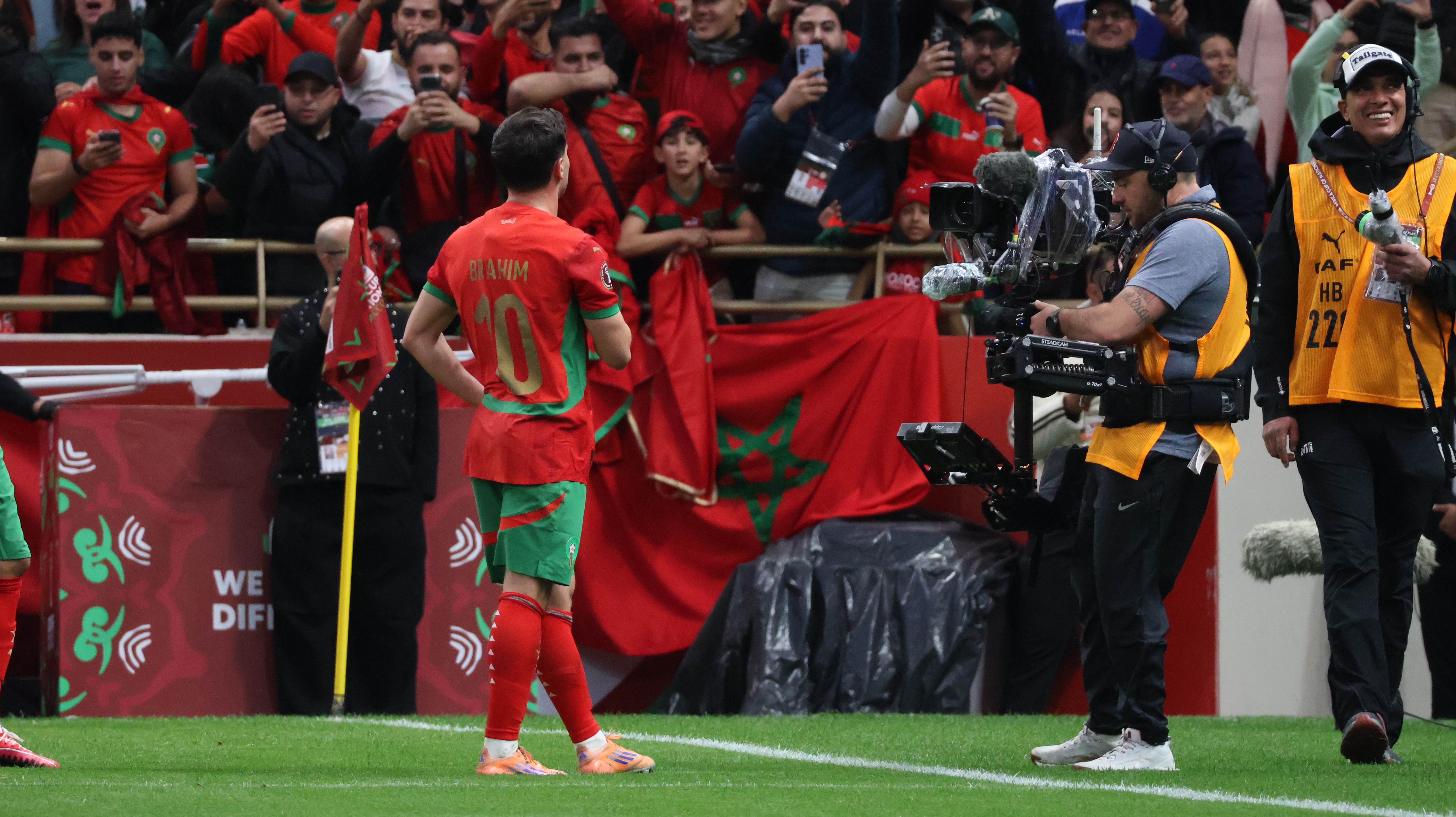 إبراهيم أول لاعب مغربي يسجل في أربع مباريات متتالية في الكان