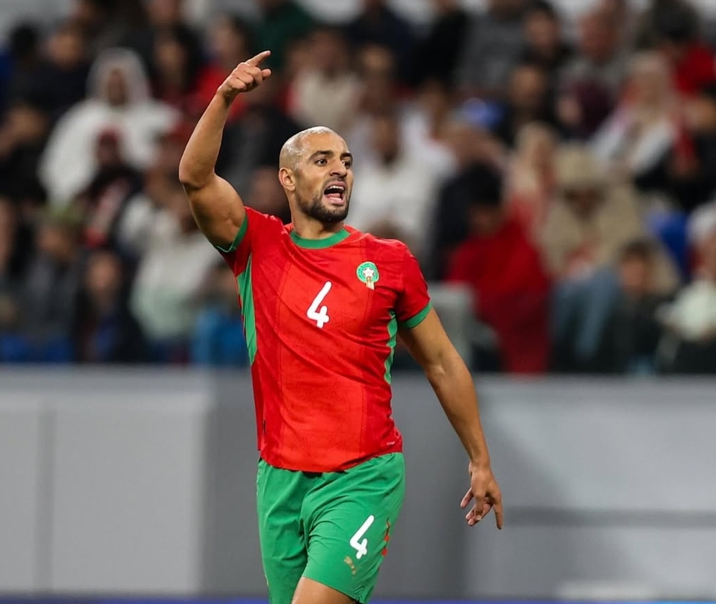 أمرابط يغيب عن آخر حصة تدريبية للفريق الوطني