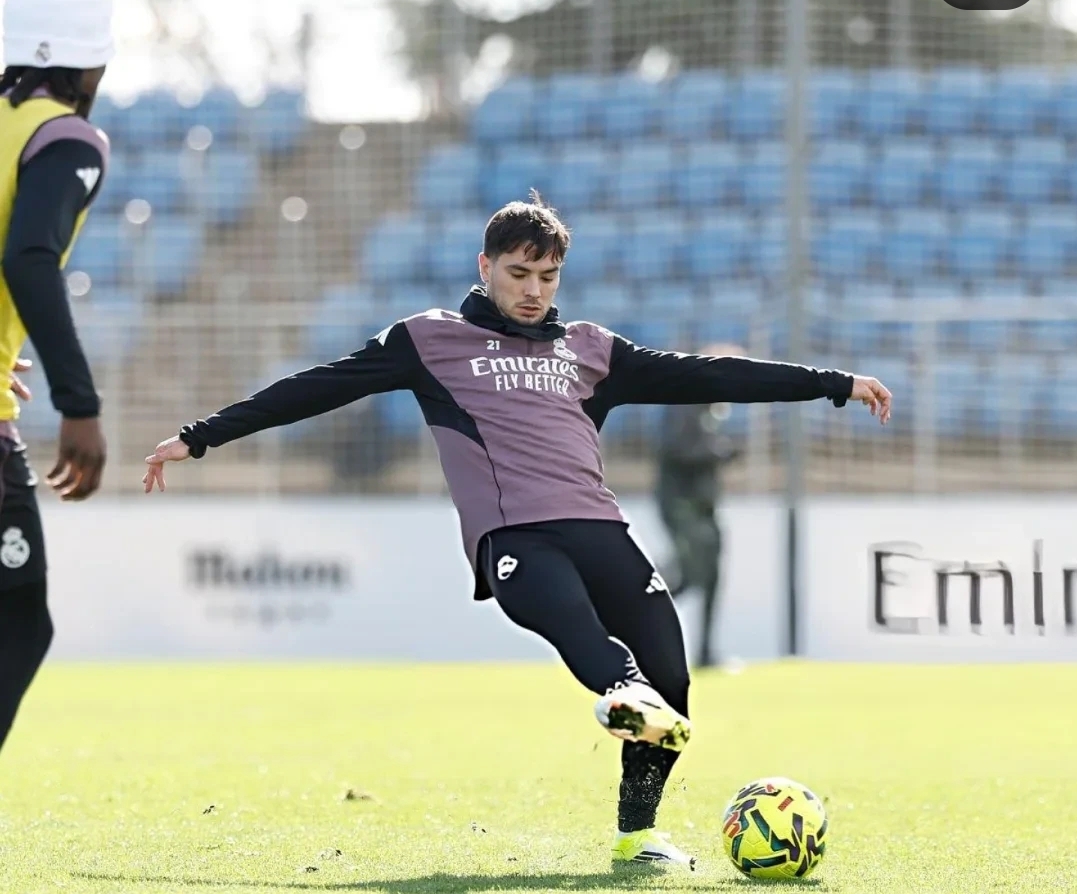 ابراهيم مع الريال في لشبونة