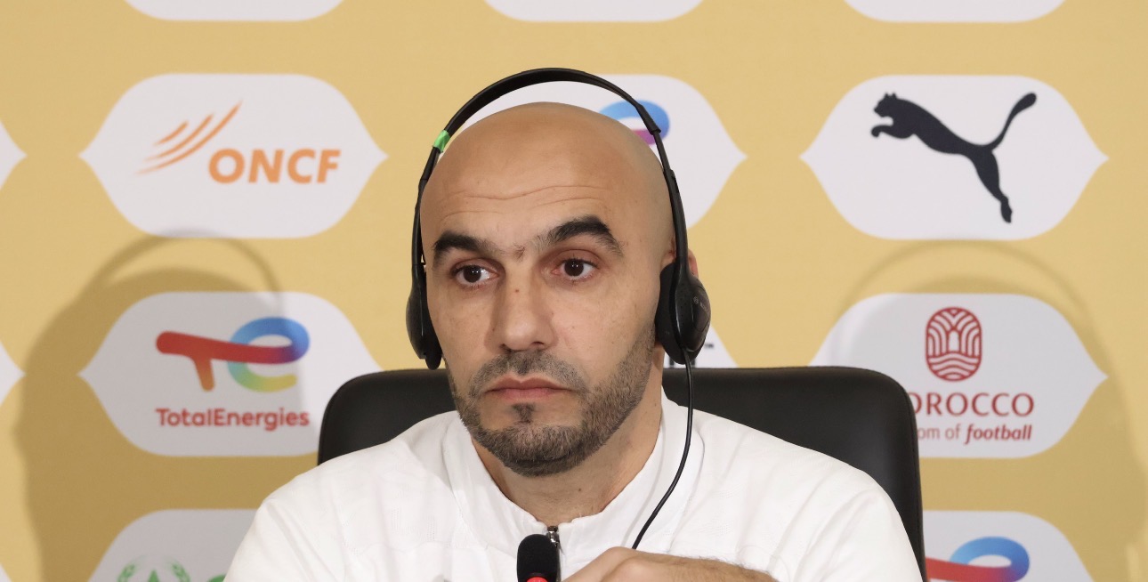 الركراكي: الحظوظ متساوية بين المنتخبين وسنتفوق بالحضور الجماهري