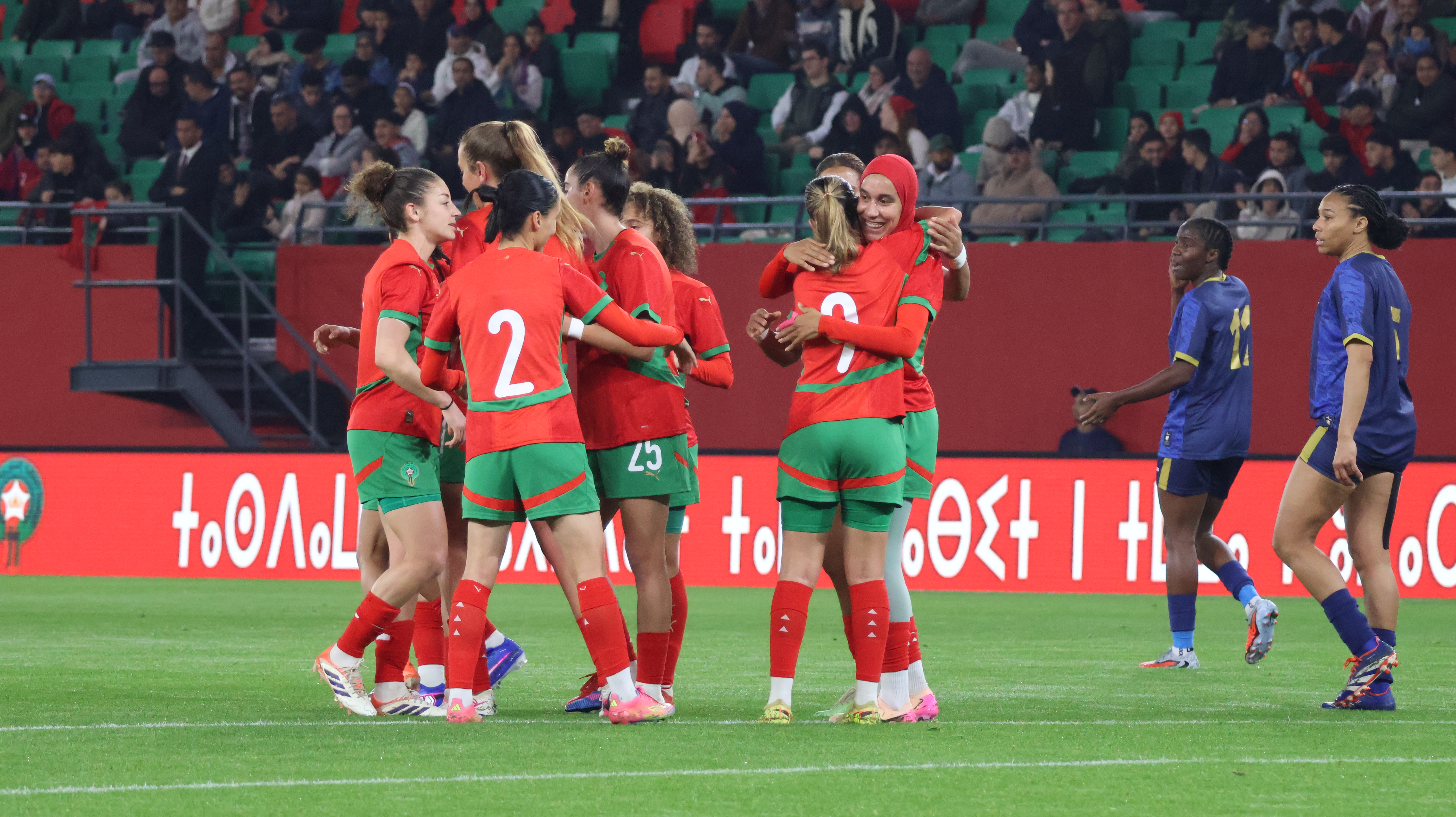 المنتخب المغربي النسوي لكرة القدم يتفوق على نظيره من الرأس الأخضر ( 3-0 )