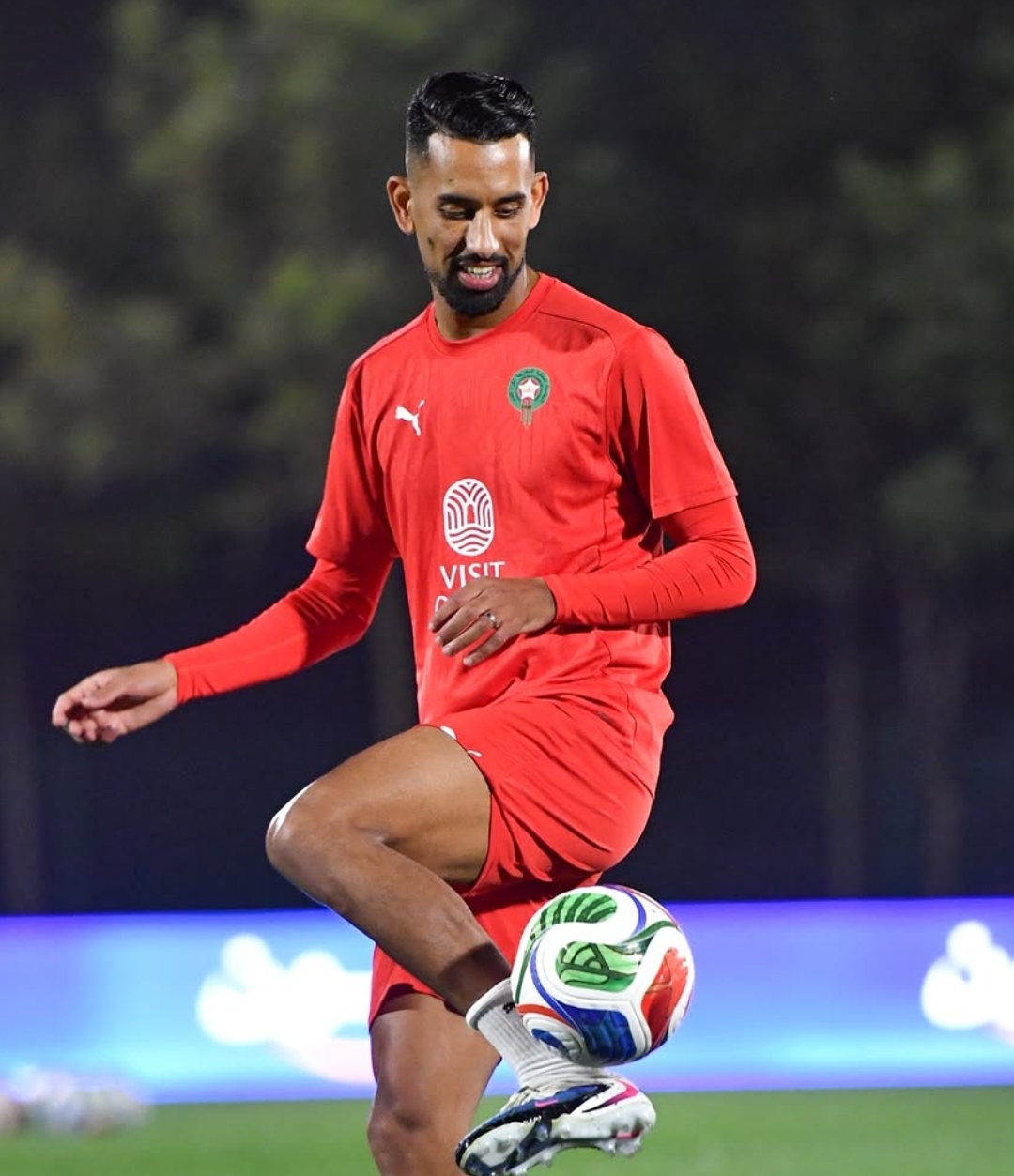 حريمات: حققت حلم الطفولة وأجواء المنتخب رائعة