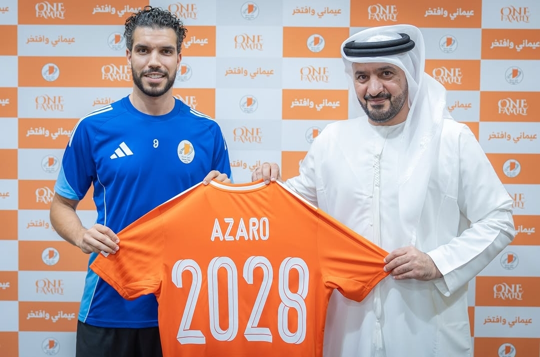 عجمان يمدد عقد أزارو لموسمين إضافيين