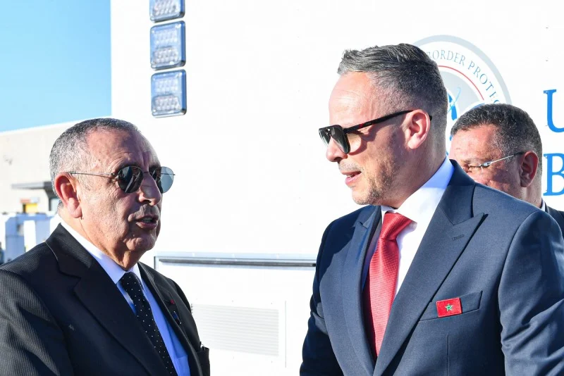 العمراني سفير المغرب بأمريكا يستقبل الفريق الوطني