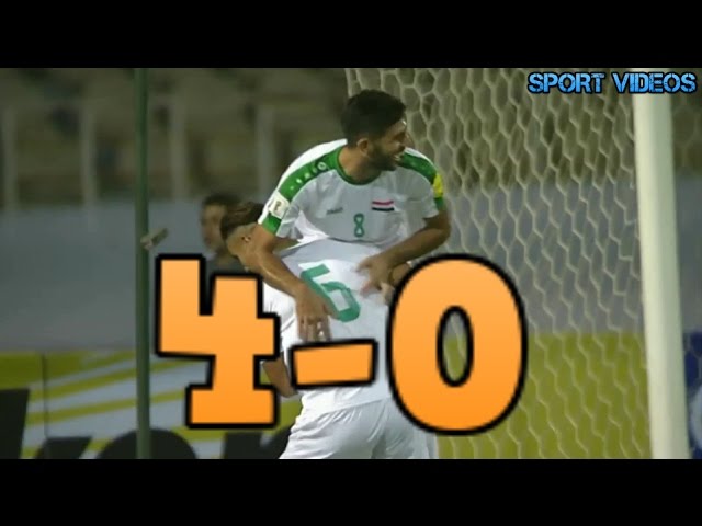 أهداف مباراة العراق و تايلاند 4-0