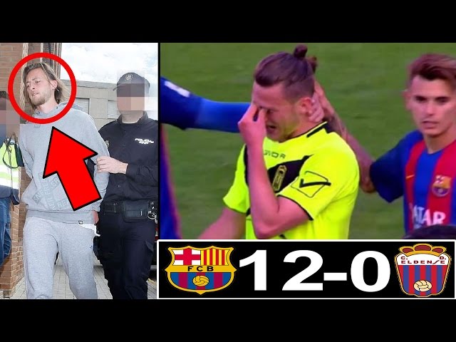 هذا اللاعب بكى بحرقة بعد الخسارة ب12-0 أمام برشلونة فلماذا إعتقلته الشرطة بعد ذلك!