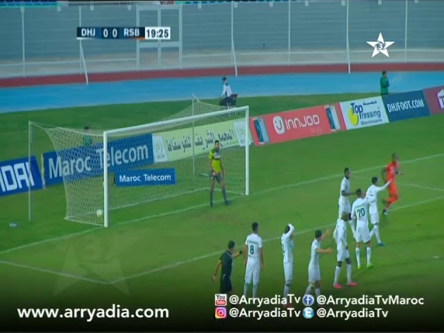 الدفاع الحسني الجديدي 0-1 النهضة البركانية هدف أيوب الكعبي في الدقيقة 20.