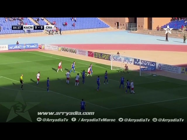 الكوكب المراكشي 1-0 شباب الحسيمة هدف سفيان اكويلي ضد مرماه